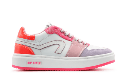 Hip Meisjes Sneakers 1015 - Paars Roze - hatshoe