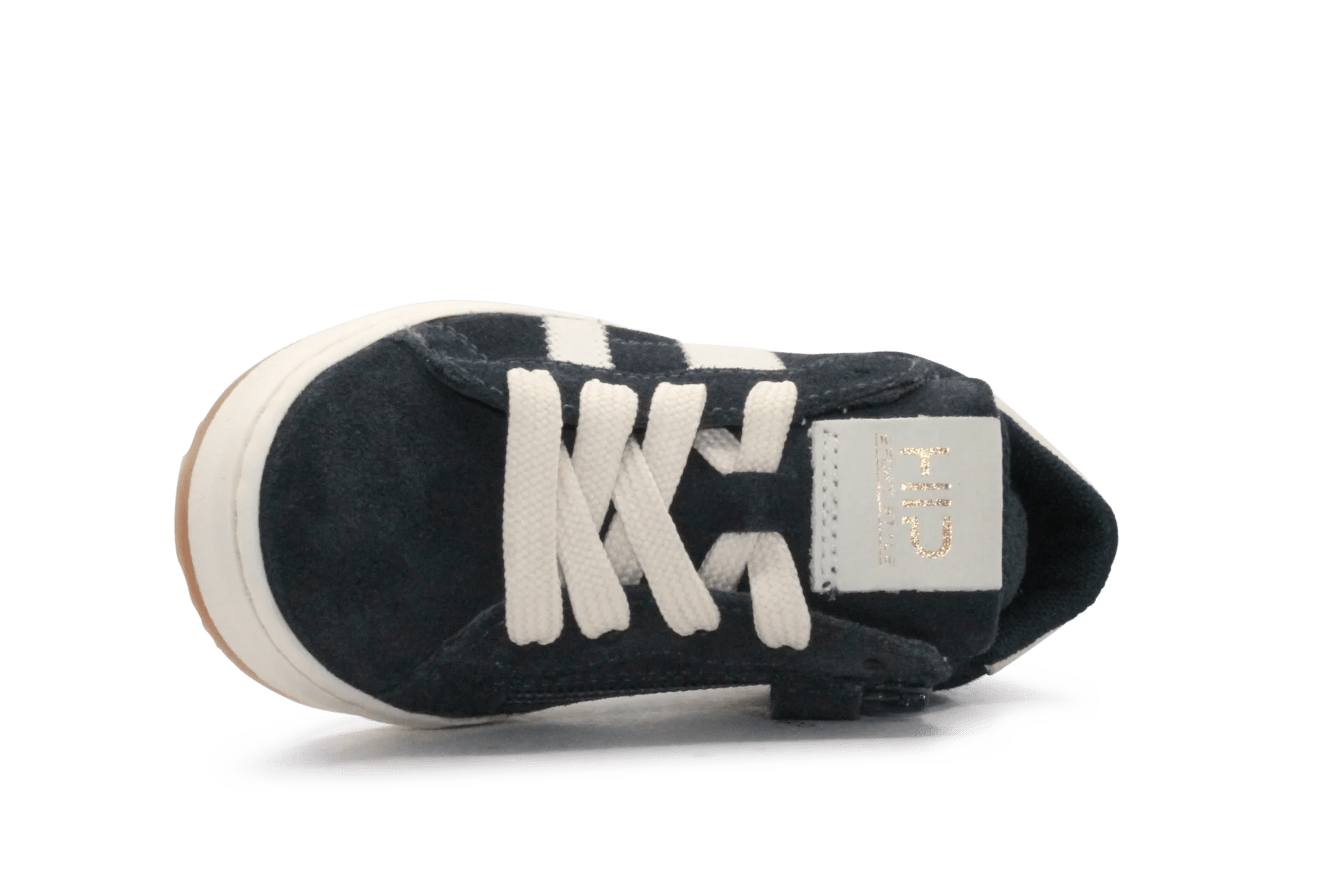Hip Sneaker H1811 Donker Blauw Leer & Suède – Veter en Rits