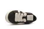 Hip Sneaker H1811 Donker Bruin Leer & Suède – Veter en Rits - hatshoe