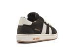 Hip Sneaker H1811 Donker Bruin Leer & Suède – Veter en Rits - hatshoe