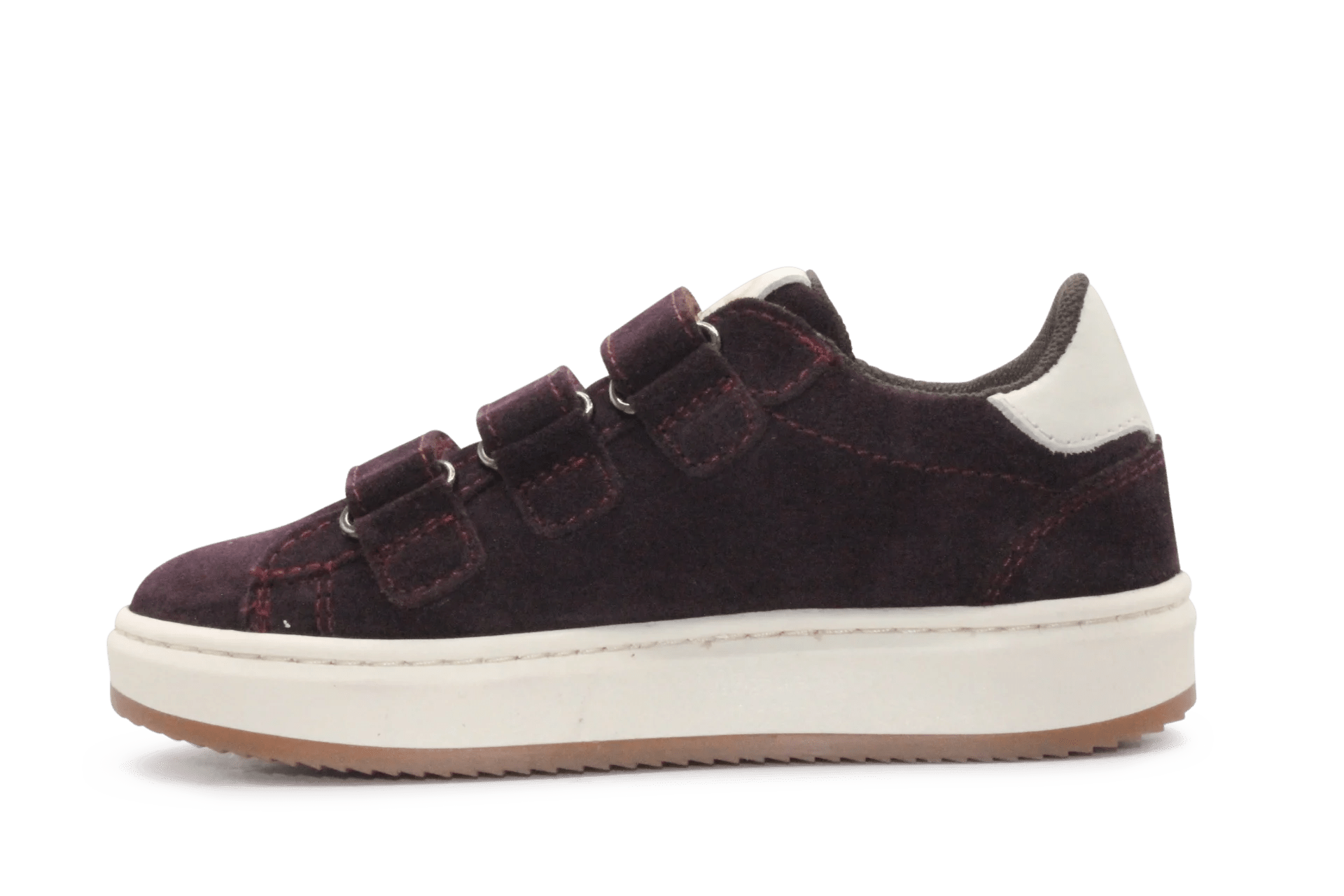Hip Sneaker H7811 Bordeaux Leer & Suède – Klittenband