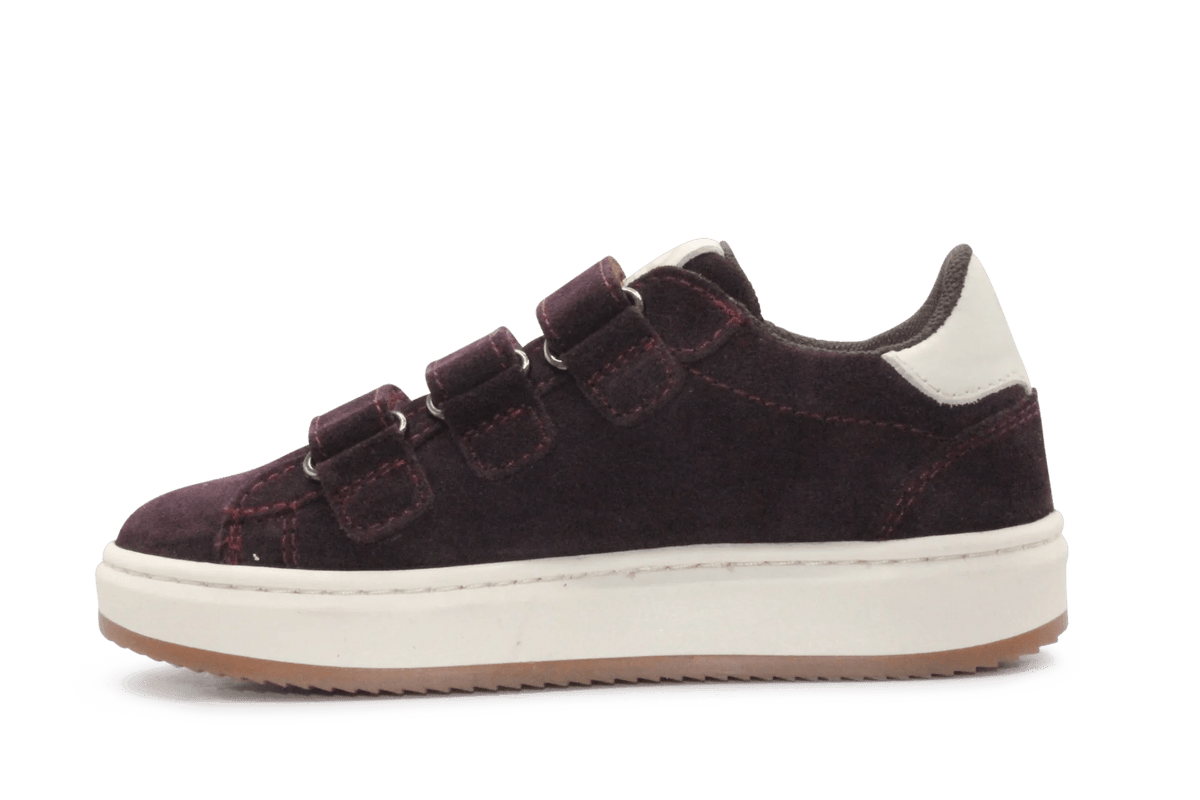 Hip Sneaker H7811 Bordeaux Leer & Suède – Klittenband - hatshoe
