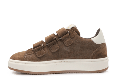 Hip Sneaker H7811 Bruin Leer & Suède – Klittenband - hatshoe
