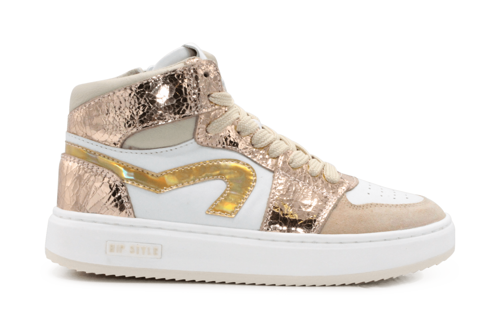 Hip Veterschoen H1765 - Goud - hatshoe