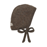 HUTTEliHUT Bonnet Wool Fleece - Brown Melange - hatshoe