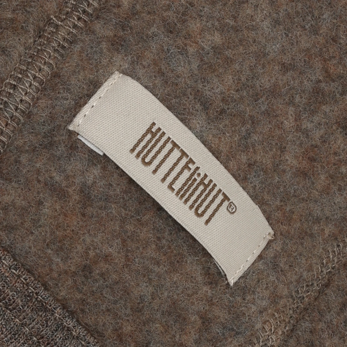 HUTTEliHUT Bonnet Wool Fleece - Brown Melange - hatshoe