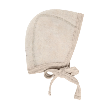 HUTTEliHUT Bonnet Wool Fleece - Camel Melange - hatshoe