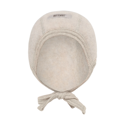 HUTTEliHUT Bonnet Wool Fleece - Camel Melange - hatshoe
