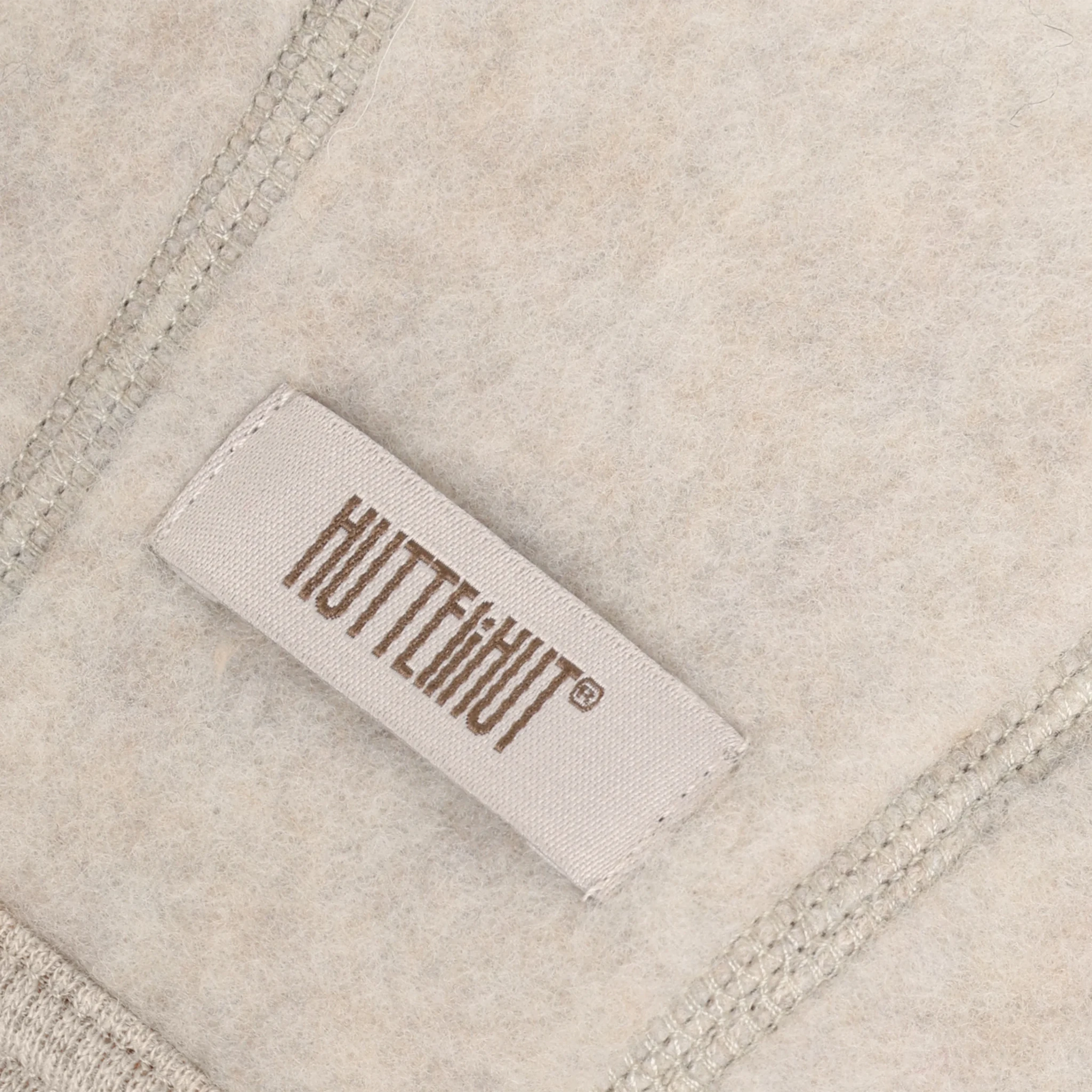 HUTTEliHUT Bonnet Wool Fleece - Camel Melange