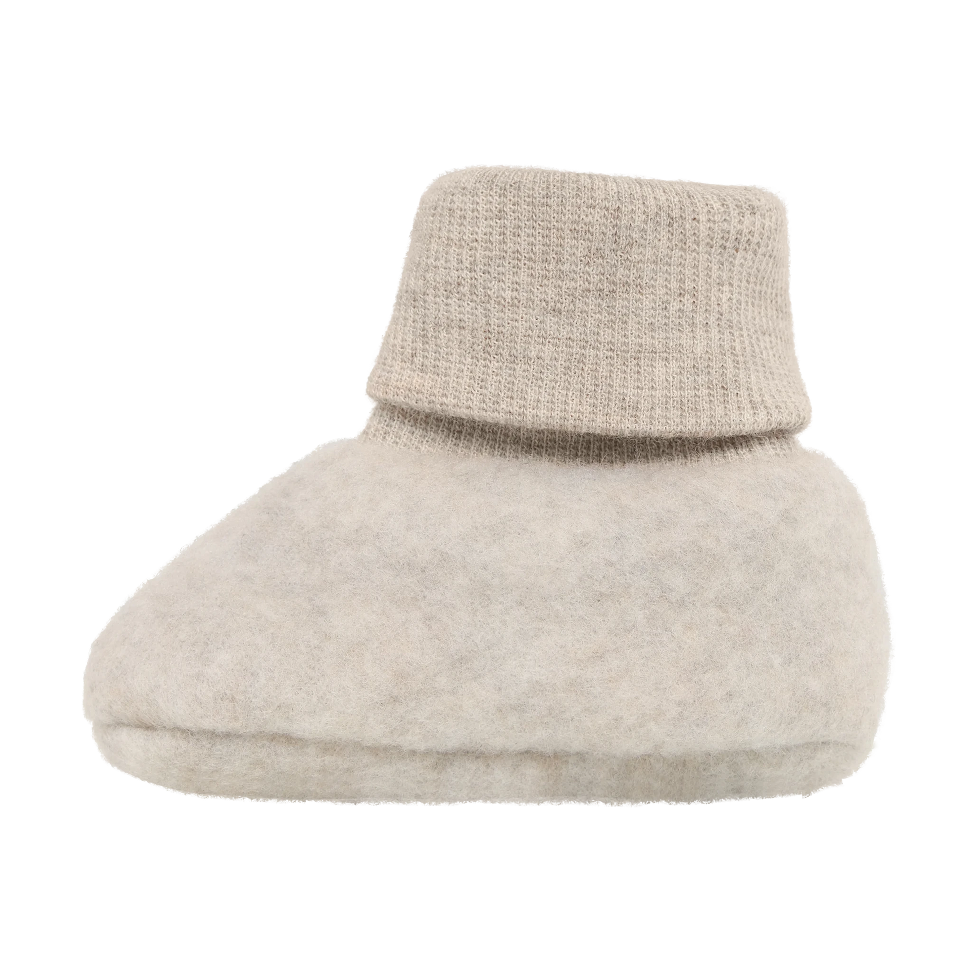 HUTTEliHUT Footies Wool Fleece - Camel Melange - hatshoe