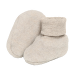 HUTTEliHUT Footies Wool Fleece - Camel Melange - hatshoe