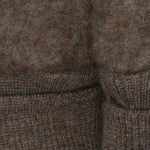HUTTEliHUT Mittens Wool Fleece - Brown Melange - hatshoe