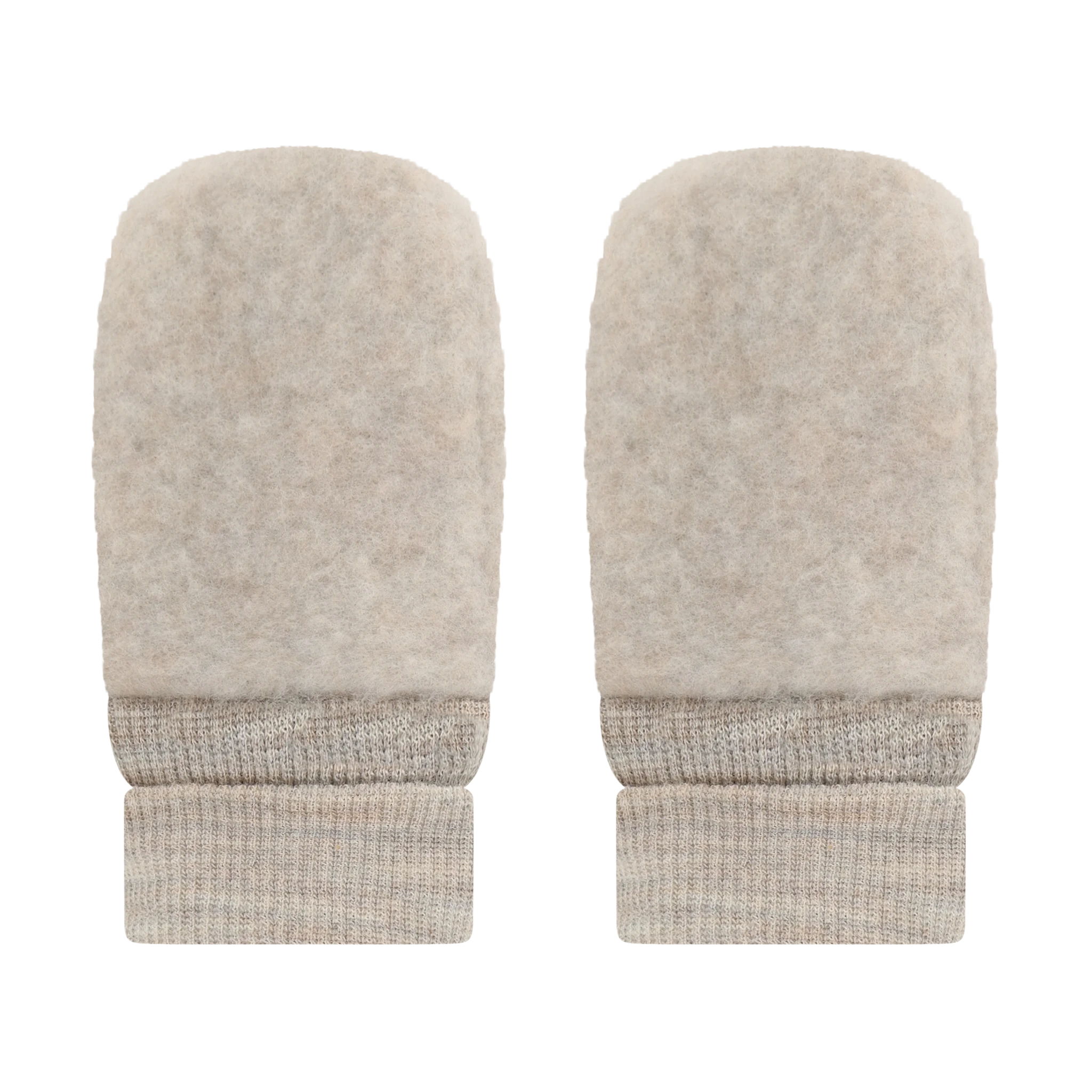 HUTTEliHUT Mittens Wool Fleece - Camel Melange