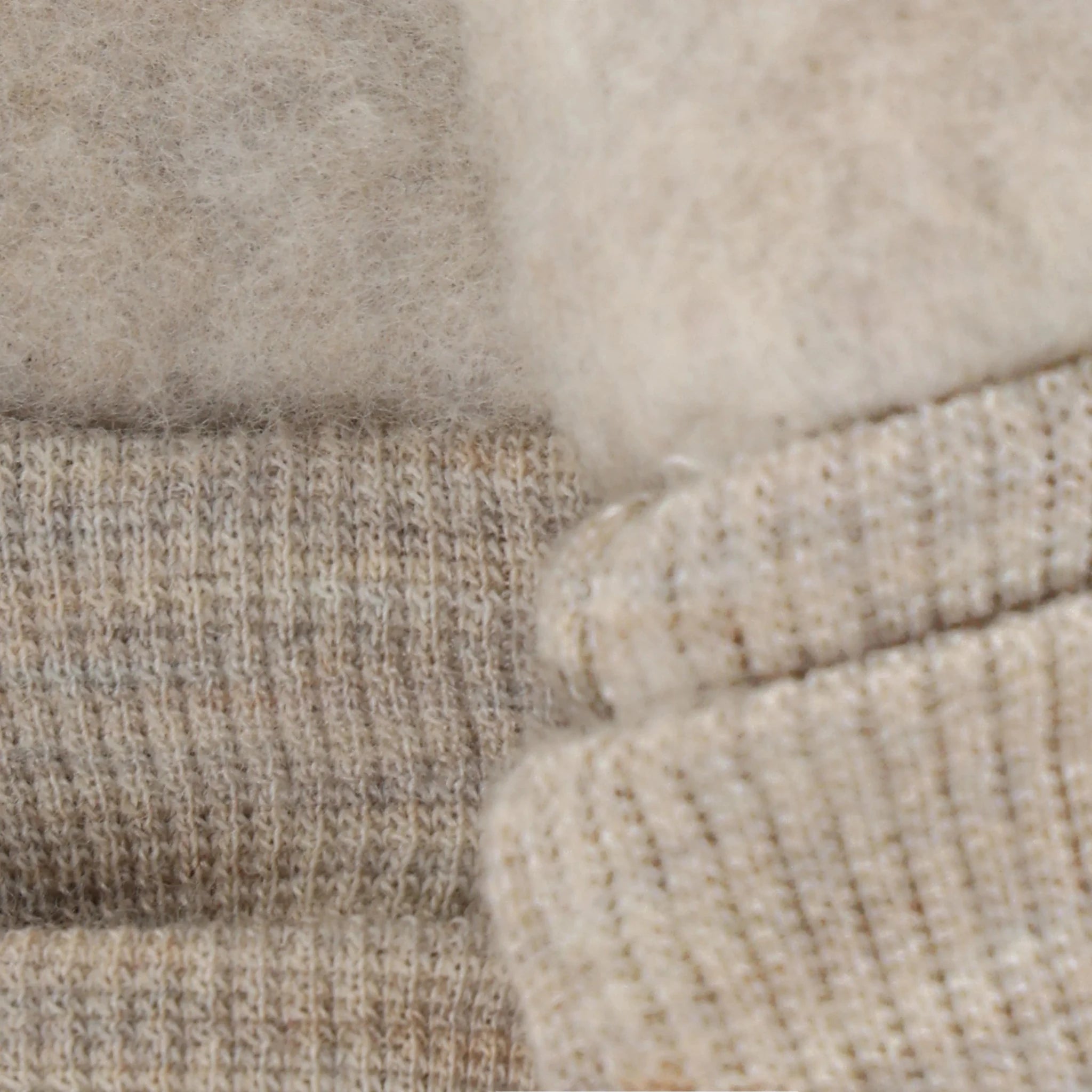 HUTTEliHUT Mittens Wool Fleece - Camel Melange