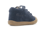 Naturino Cocoon Eerste loopschoen - Blauw Suede - hatshoe
