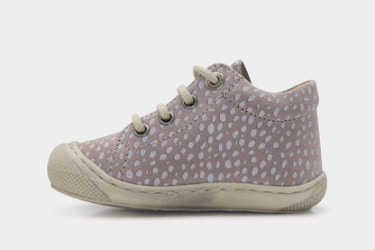 Naturino Cocoon Eerste loopschoen - Roze Stippel - hatshoe