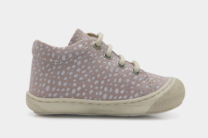 Naturino Cocoon Eerste loopschoen - Roze Stippel - hatshoe