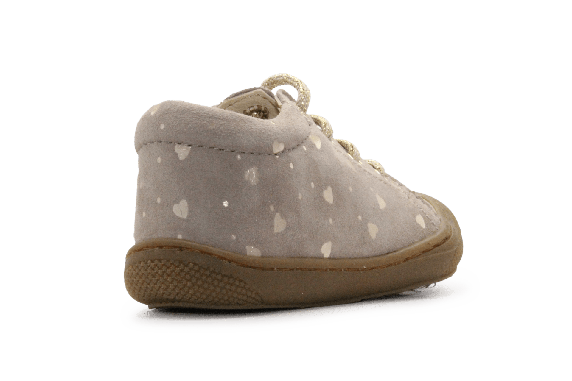 Naturino Eerste Loopschoen Cocoon - Beige Hartjes - hatshoe