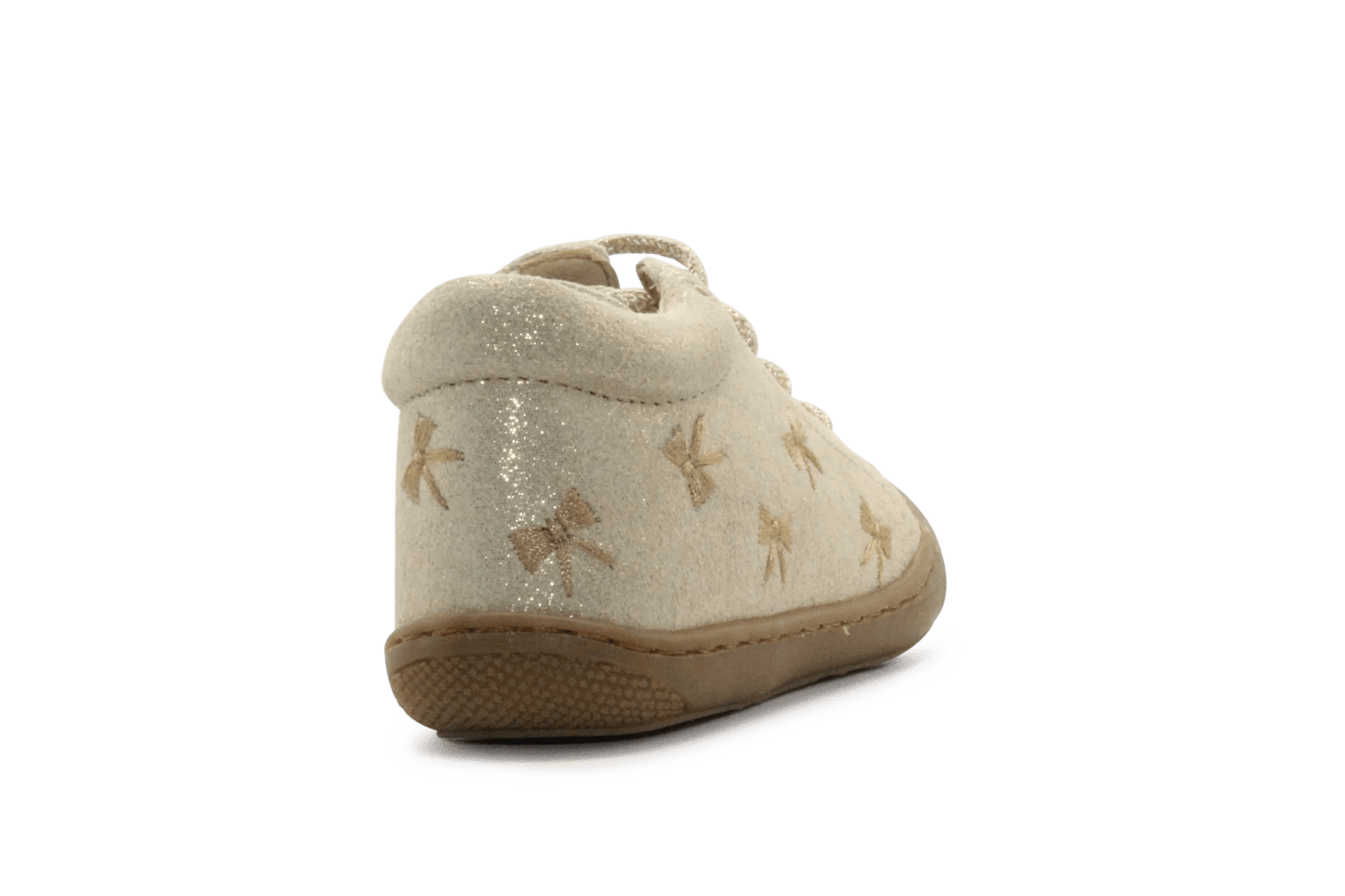 Naturino Eerste Loopschoen Cocoon Bows - Platinum - hatshoe