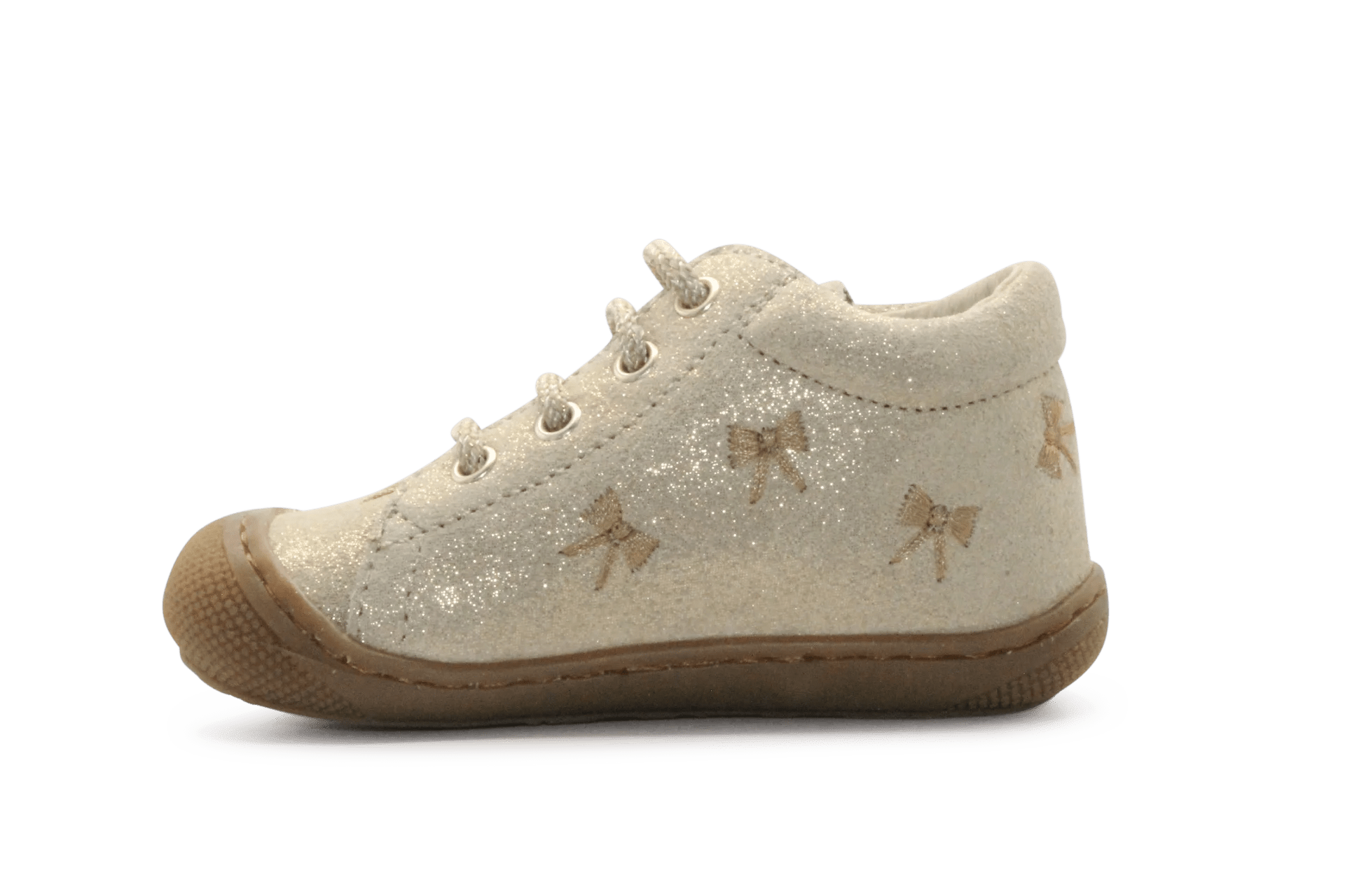 Naturino Eerste Loopschoen Cocoon Bows - Platinum