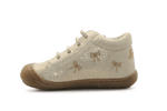 Naturino Eerste Loopschoen Cocoon Bows - Platinum - hatshoe