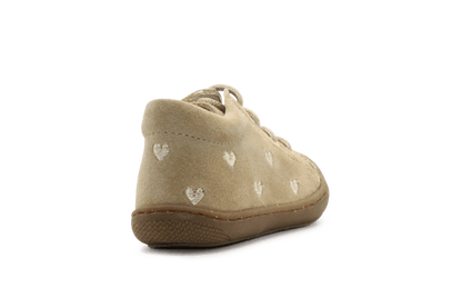 Naturino Eerste Loopschoen Cocoon Hearts - Beige - hatshoe