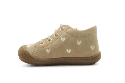 Naturino Eerste Loopschoen Cocoon Hearts - Beige - hatshoe