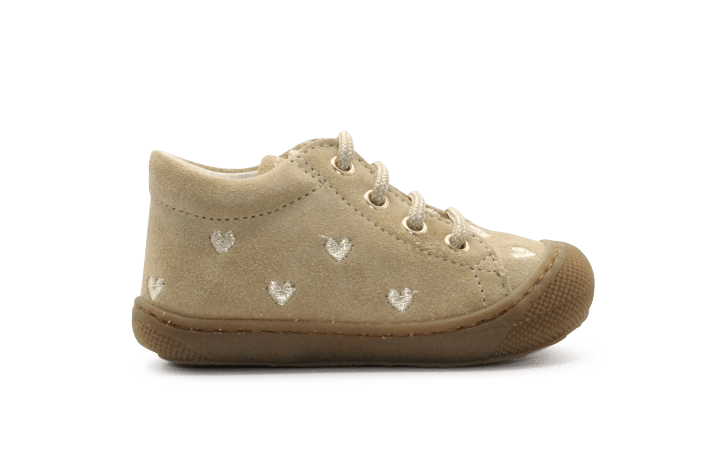 Naturino Eerste Loopschoen Cocoon Hearts - Beige - hatshoe