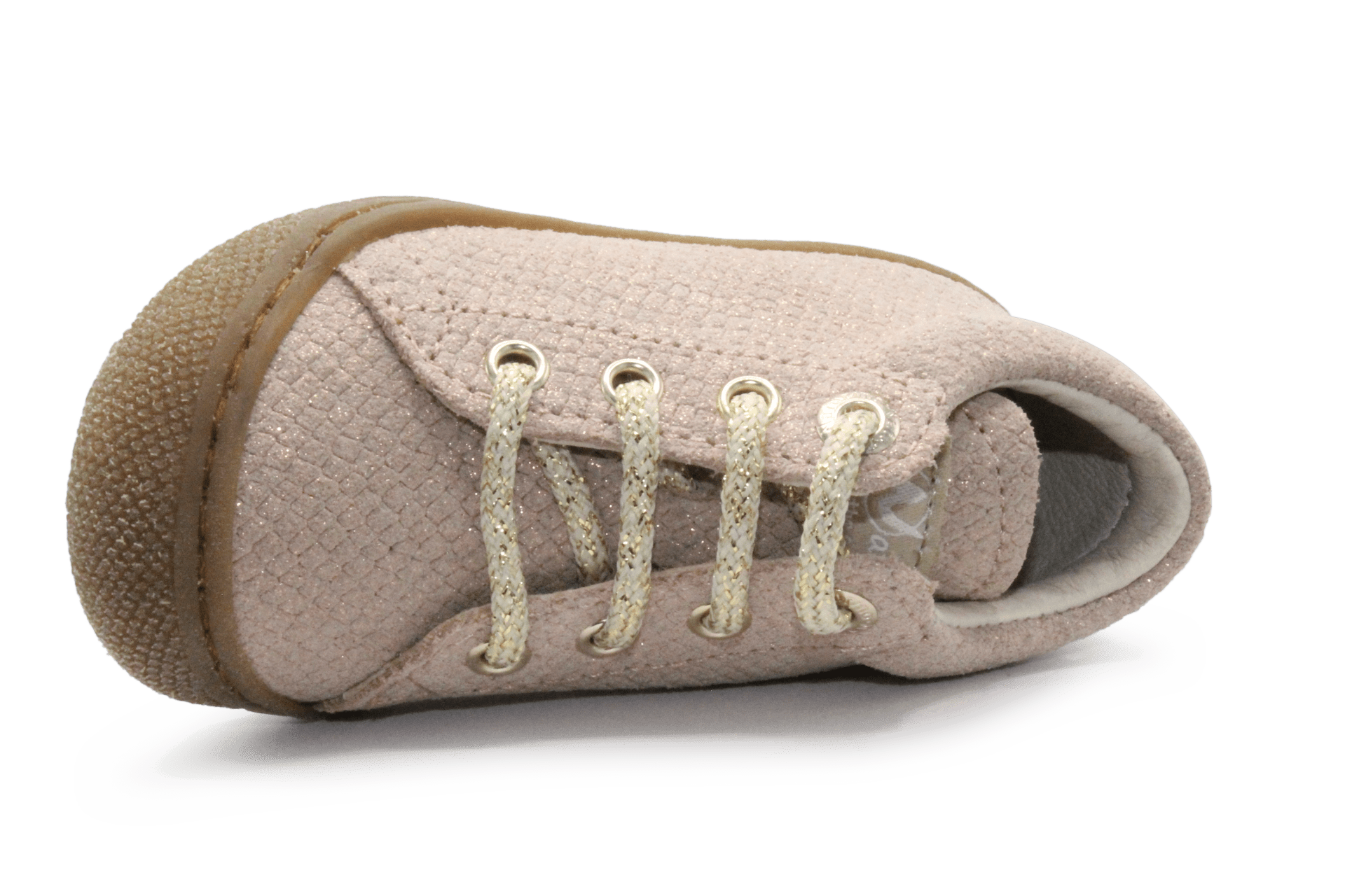Naturino Eerste Loopschoen Cocoon Lizard - Rosegoud - hatshoe