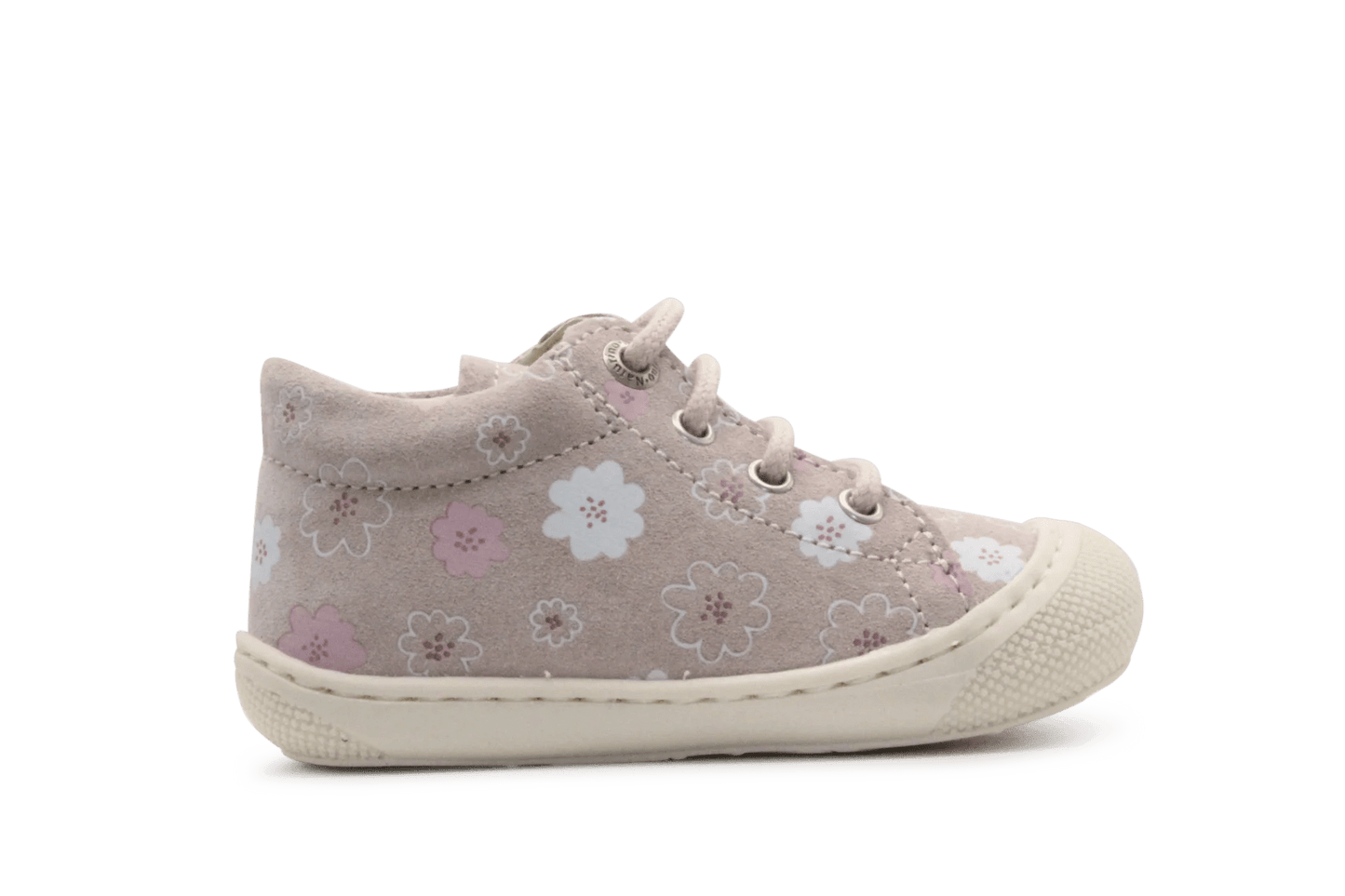 Naturino Eerste Loopschoen Cocoon Suede Daisies - Roze - hatshoe