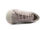 Naturino Eerste Loopschoen Cocoon Suede Daisies - Roze - hatshoe