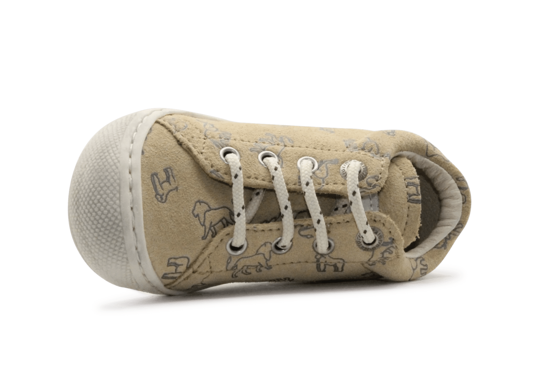 Naturino Eerste Loopschoen Cocoon Suede PR Africa - Sand olive - hatshoe