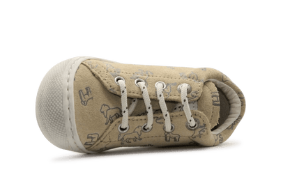 Naturino Eerste Loopschoen Cocoon Suede PR Africa - Sand olive - hatshoe