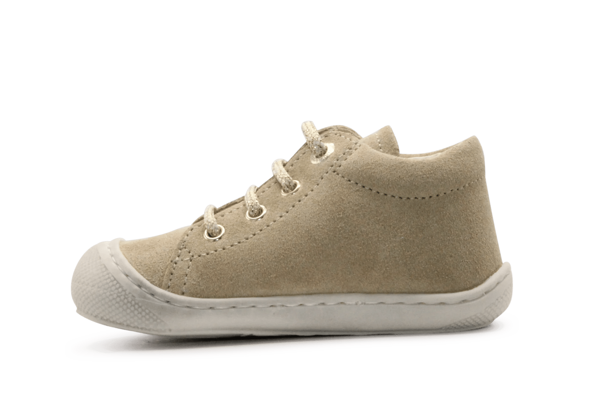 Naturino Eerste Loopschoen Cocoon Suede Sole - Beige - hatshoe