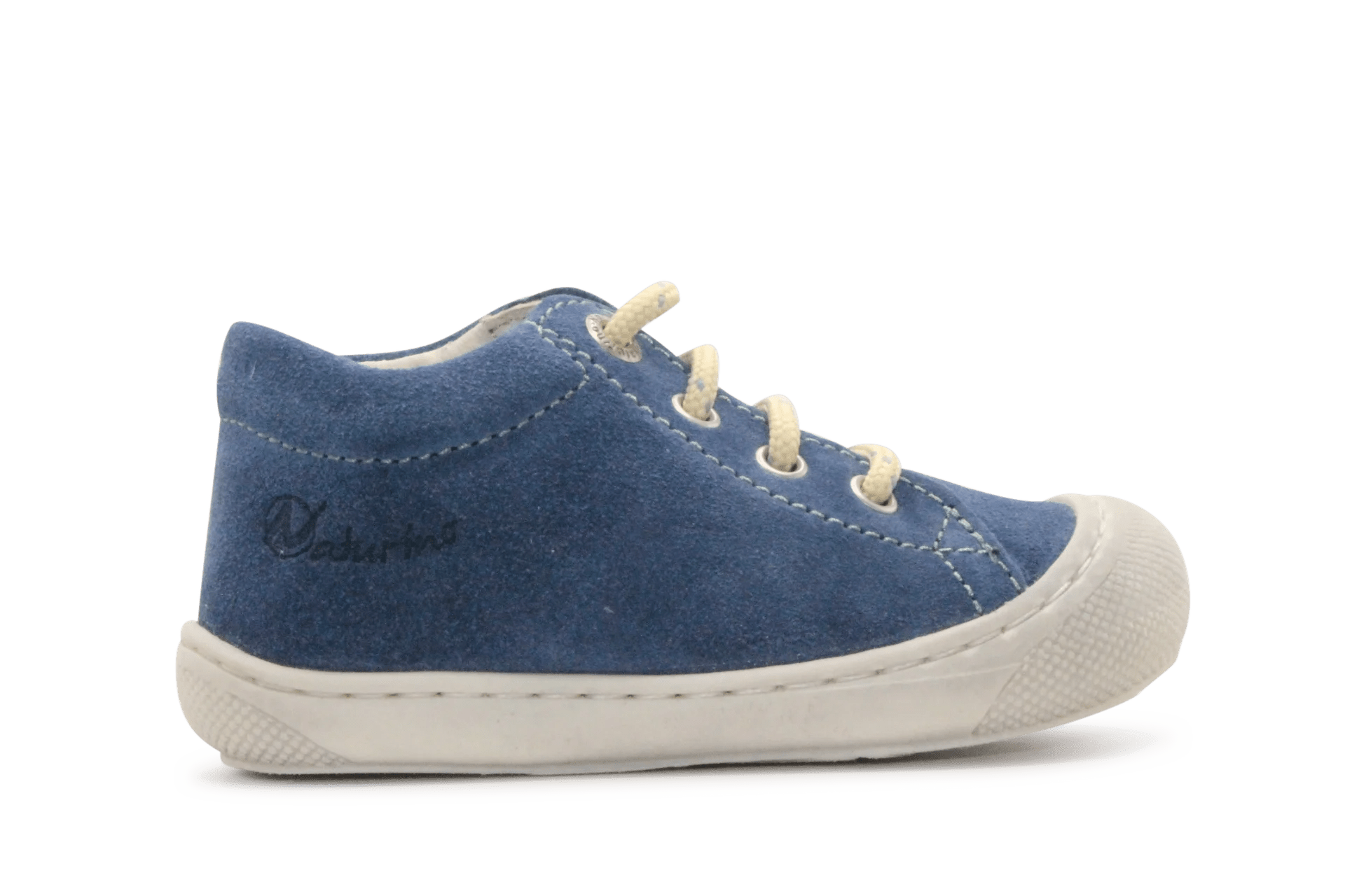 Naturino Eerste Loopschoen Cocoon Suede Sole - Blauw - hatshoe