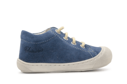 Naturino Eerste Loopschoen Cocoon Suede Sole - Blauw - hatshoe