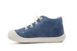 Naturino Eerste Loopschoen Cocoon Suede Sole - Blauw - hatshoe