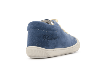 Naturino Eerste Loopschoen Cocoon Suede Sole - Blauw - hatshoe