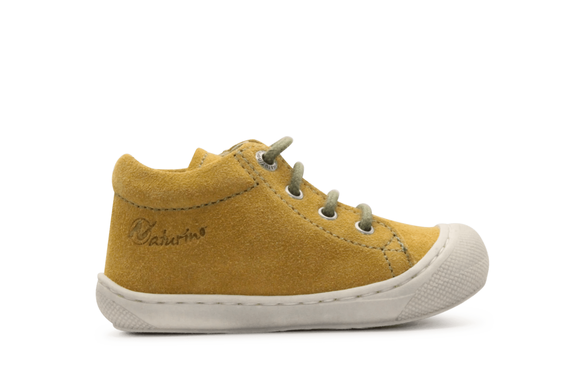 Naturino Eerste Loopschoen Cocoon Suede Sole - Geel - hatshoe
