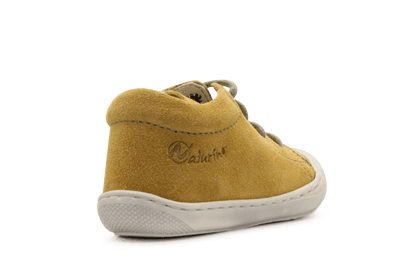 Naturino Eerste Loopschoen Cocoon Suede Sole - Geel - hatshoe