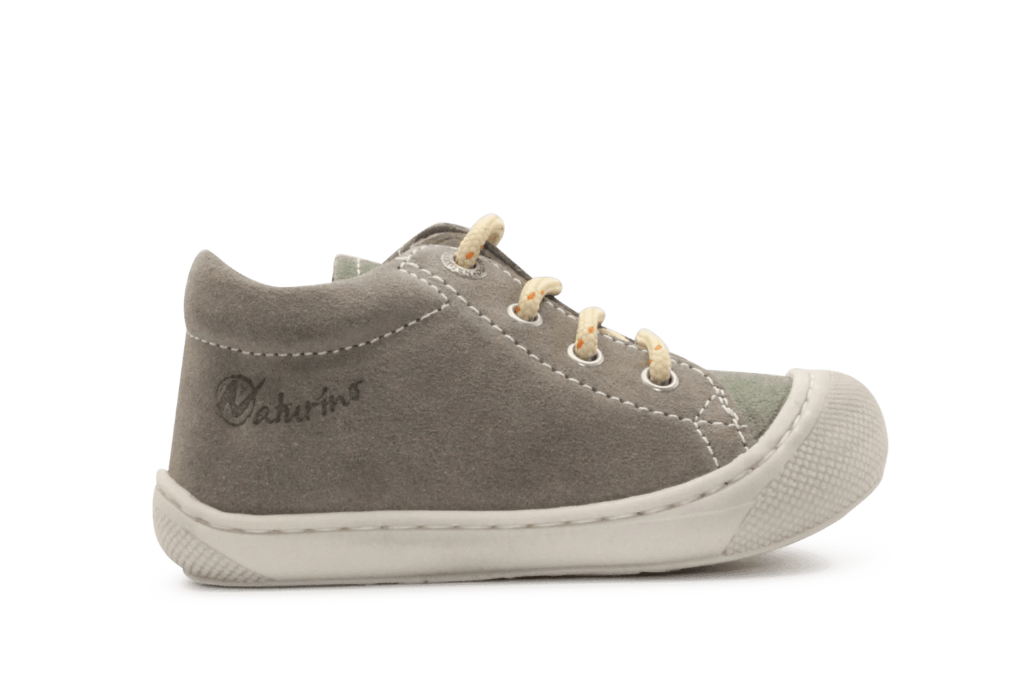 Naturino Eerste Loopschoen Cocoon Suede Sole - Grijs - hatshoe