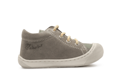 Naturino Eerste Loopschoen Cocoon Suede Sole - Grijs - hatshoe