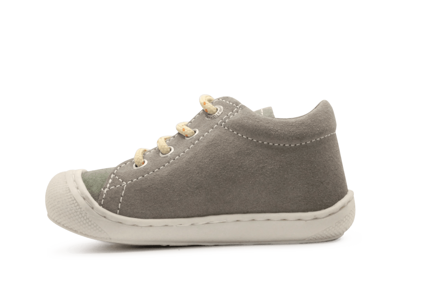Naturino Eerste Loopschoen Cocoon Suede Sole - Grijs - hatshoe