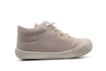 Naturino Eerste Loopschoen Cocoon Suede Sole - Roze - hatshoe