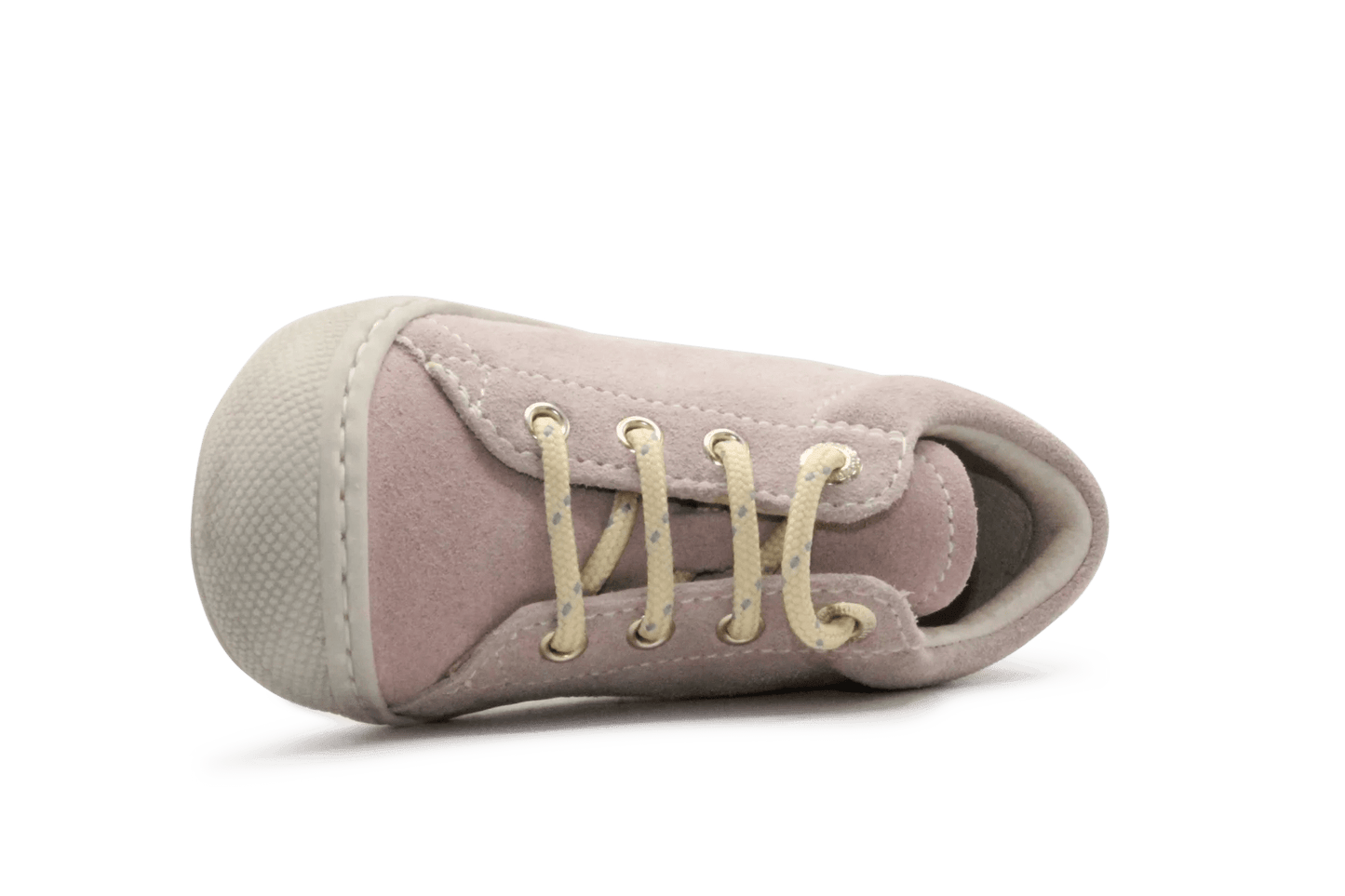 Naturino Eerste Loopschoen Cocoon Suede Sole - Roze - hatshoe