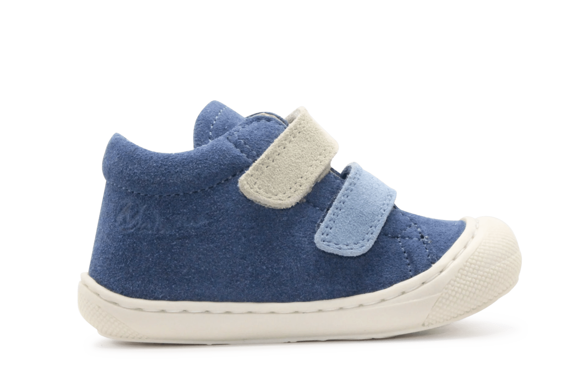 Naturino Eerste Loopschoen Corkel Suede - Blauw - hatshoe