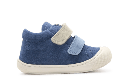 Naturino Eerste Loopschoen Corkel Suede - Blauw - hatshoe