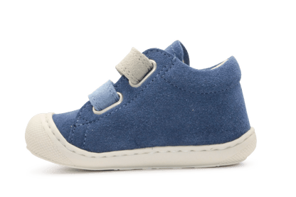 Naturino Eerste Loopschoen Corkel Suede - Blauw - hatshoe