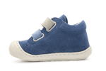 Naturino Eerste Loopschoen Corkel Suede - Blauw - hatshoe