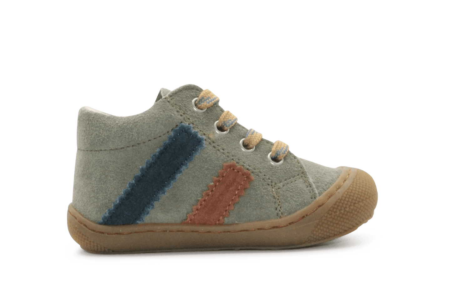 Naturino Eerste Loopschoen Macks 2 - Olijfgroen - hatshoe